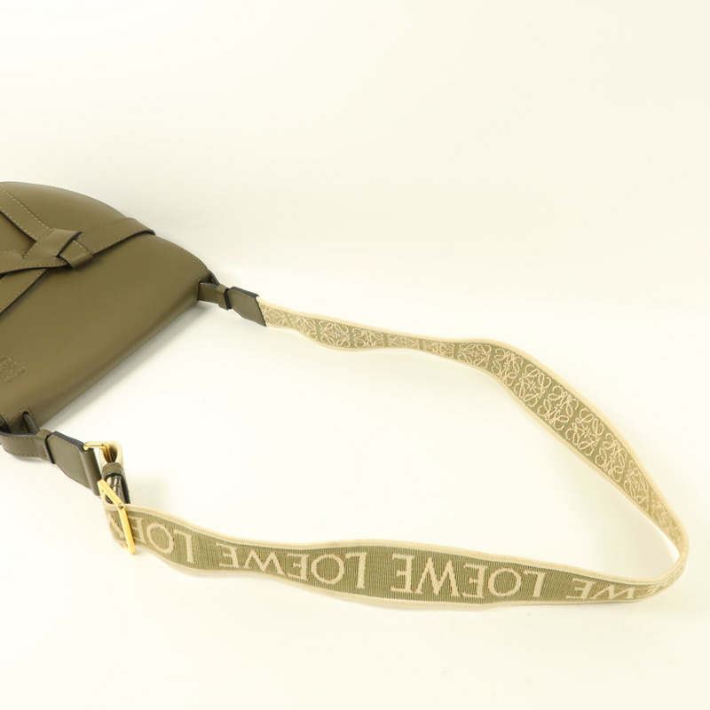 LOEWE 牛皮皮革Gate Small肩背袋-7