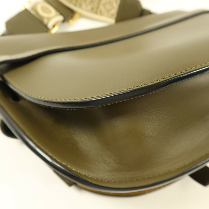 LOEWE 牛皮皮革Gate Small肩背袋-12