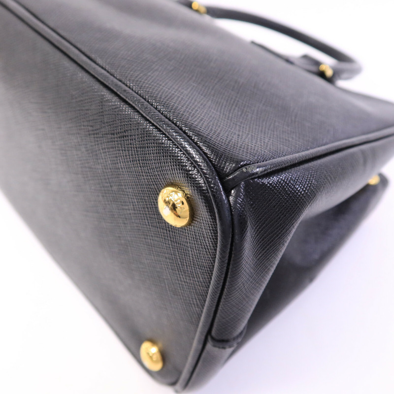 PRADA 牛皮皮革Saffiano Lux手挽肩背兩用袋-13