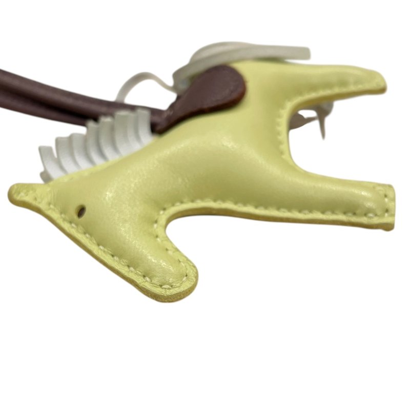 HERMES 愛馬仕 RODEO PM 小馬吊飾 小羊皮 綠色系-3