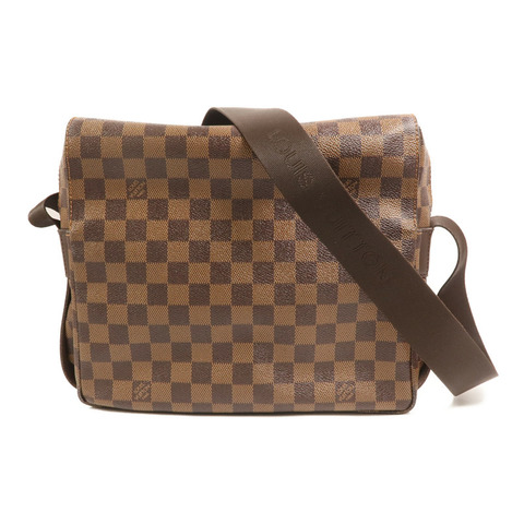 LOUIS VUITTON Damier Naviglio金扣肩背袋