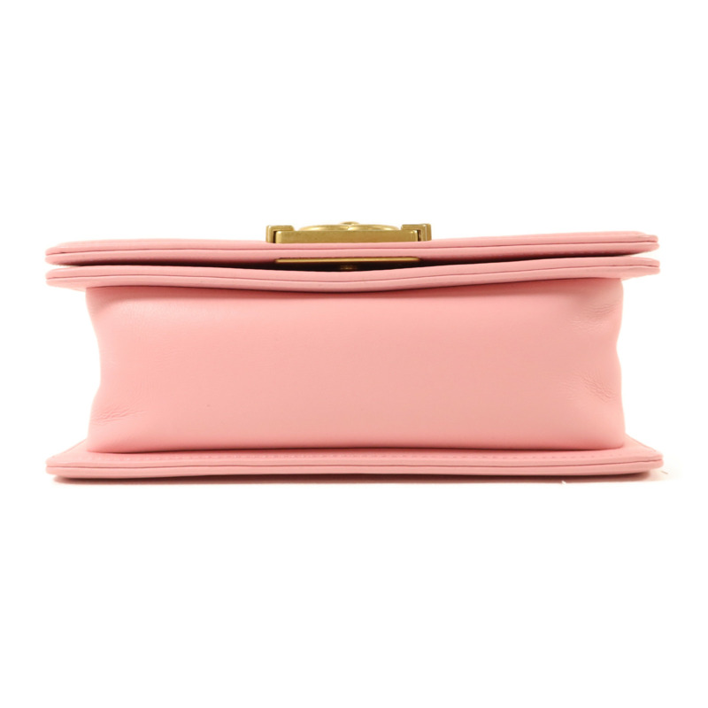 CHANEL 羊皮皮革Boy 20鏈帶肩背袋-3