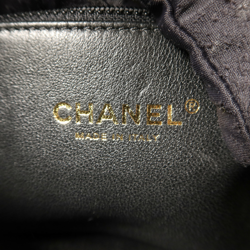 CHANEL 牛皮皮革CC Filigree Flap Bag鏈帶肩背袋-5