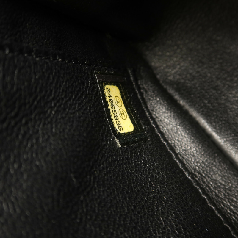 CHANEL 牛皮皮革CC Filigree Flap Bag鏈帶肩背袋-6