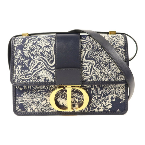 Dior 帆布30 Montaigne Shoulder Bag肩背袋