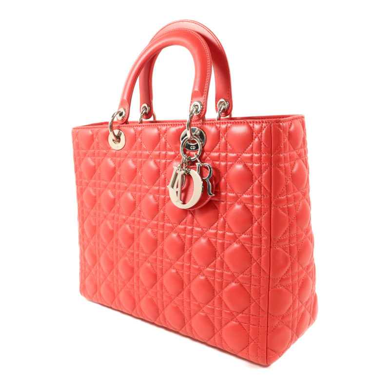 Dior 羊皮皮革Lady Dior手挽肩背兩用袋-2