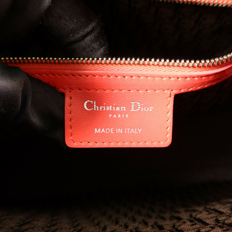 Dior 羊皮皮革Lady Dior手挽肩背兩用袋-5
