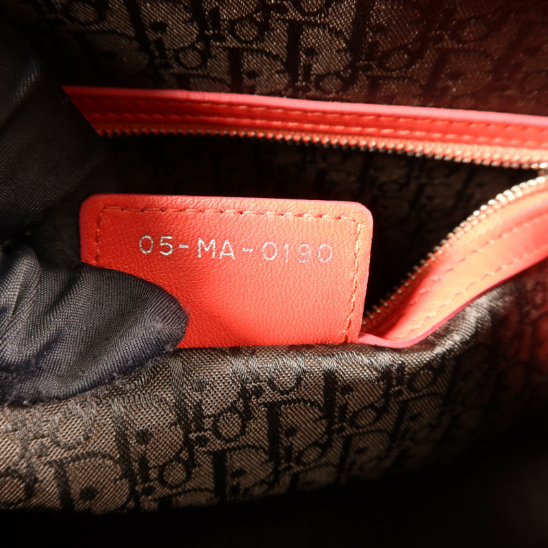 Dior 羊皮皮革Lady Dior手挽肩背兩用袋-6