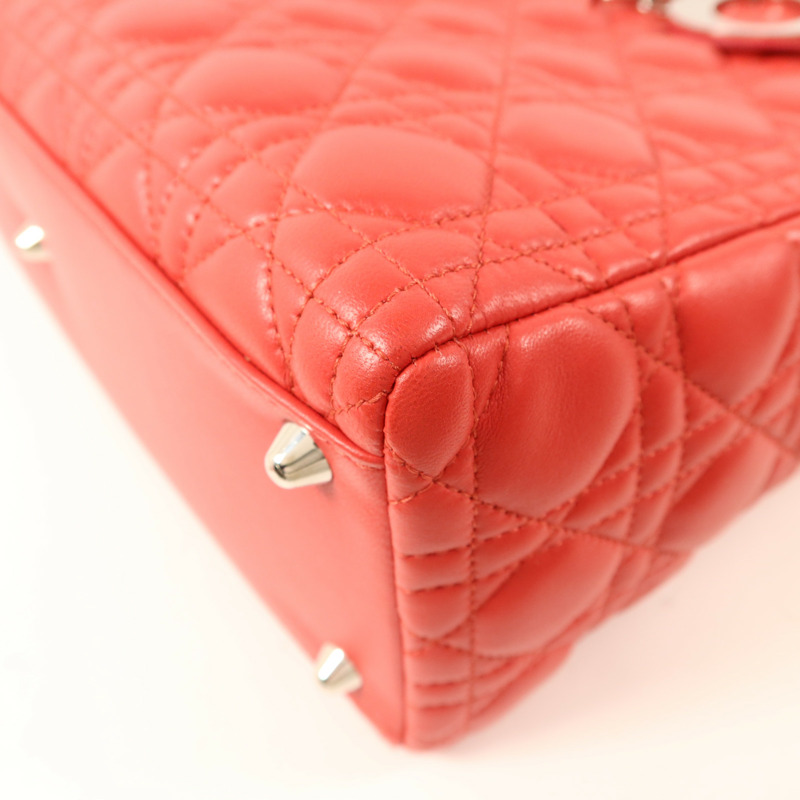 Dior 羊皮皮革Lady Dior手挽肩背兩用袋-14