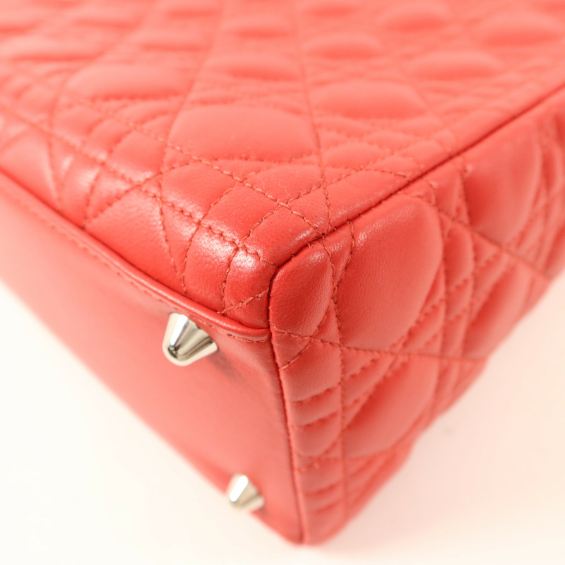 Dior 羊皮皮革Lady Dior手挽肩背兩用袋-16