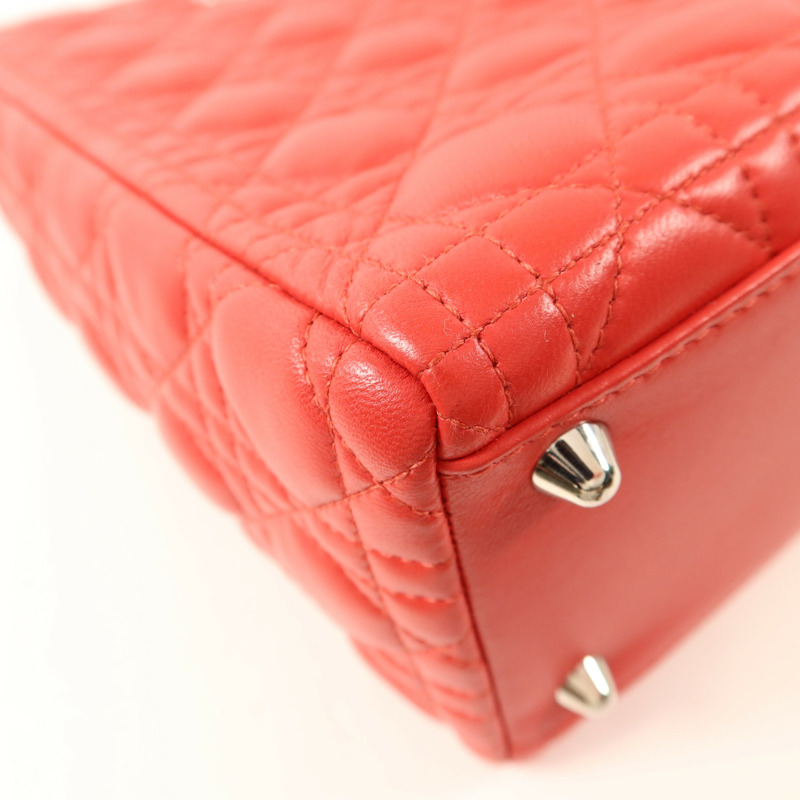 Dior 羊皮皮革Lady Dior手挽肩背兩用袋-17