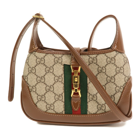 GUCCI 塗層帆布Mini Jackie 1961肩背袋