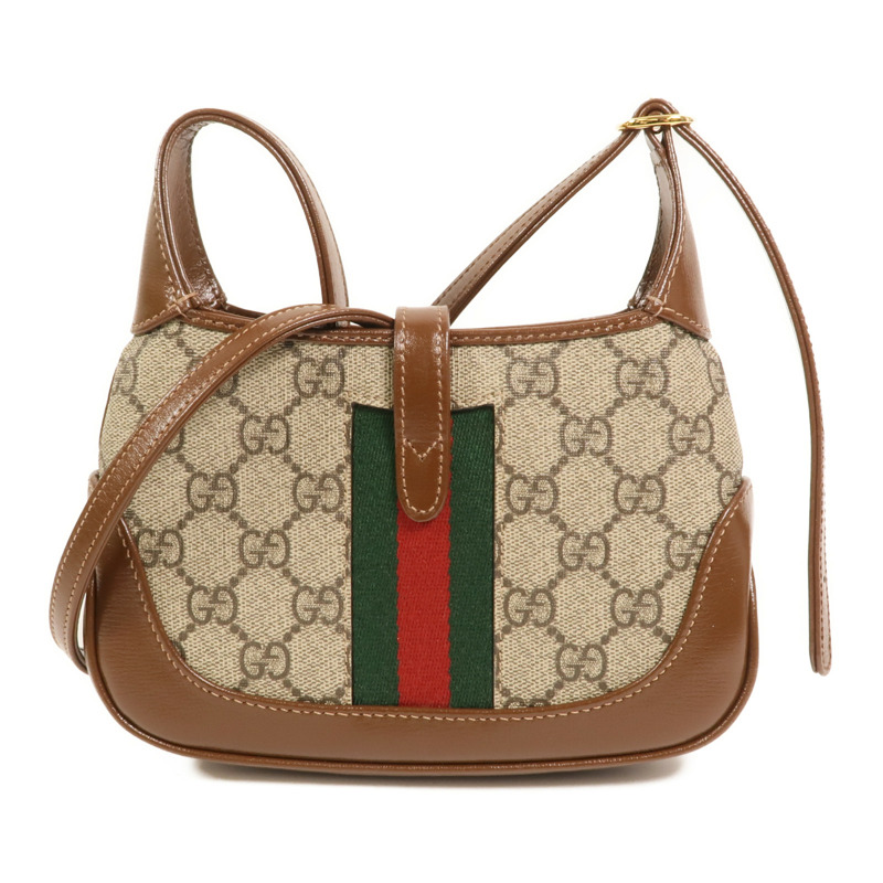 GUCCI 塗層帆布Mini Jackie 1961肩背袋-1