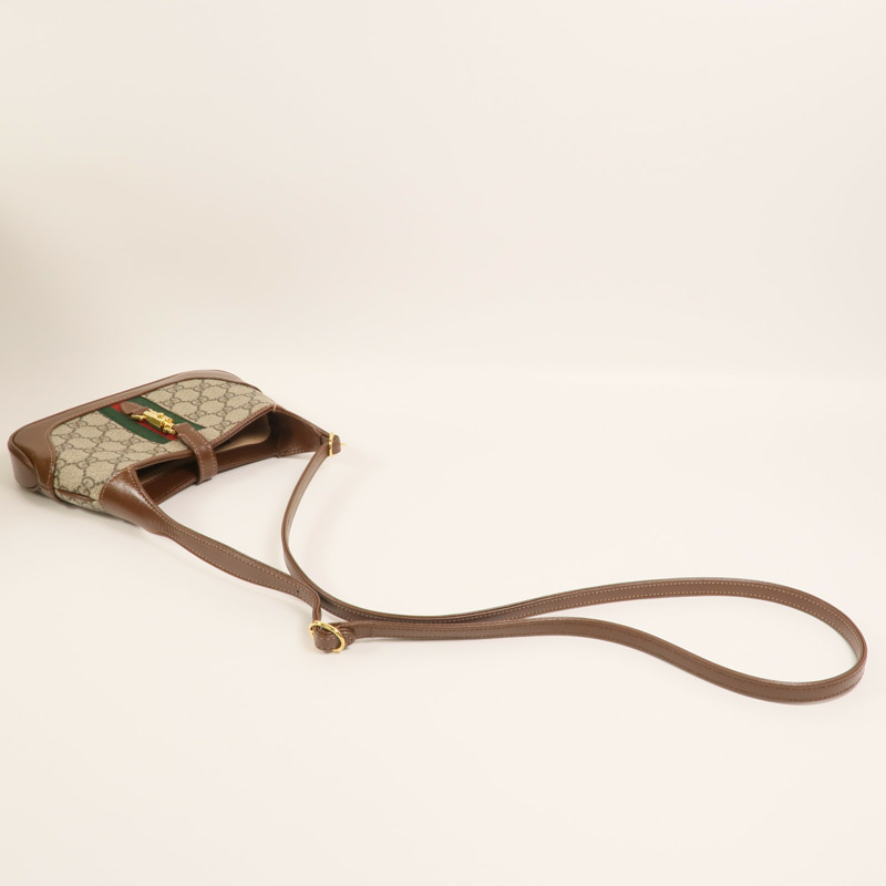 GUCCI 塗層帆布Mini Jackie 1961肩背袋-7