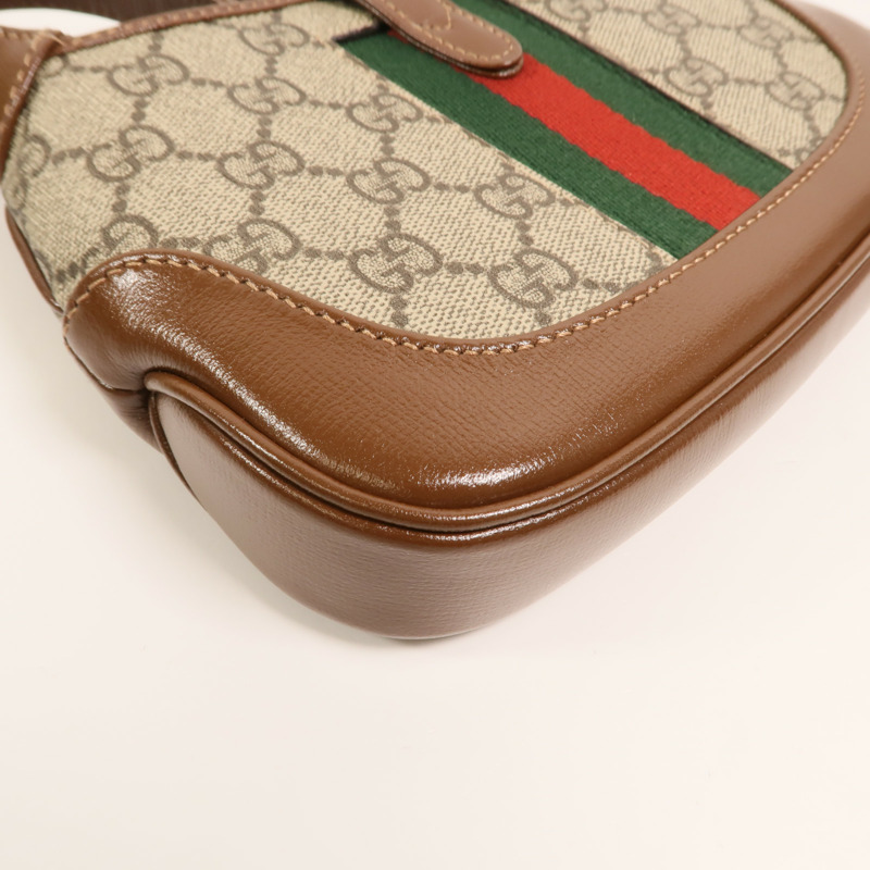 GUCCI 塗層帆布Mini Jackie 1961肩背袋-13