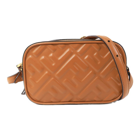 FENDI 牛皮皮革FF Logo Camera Case肩背袋