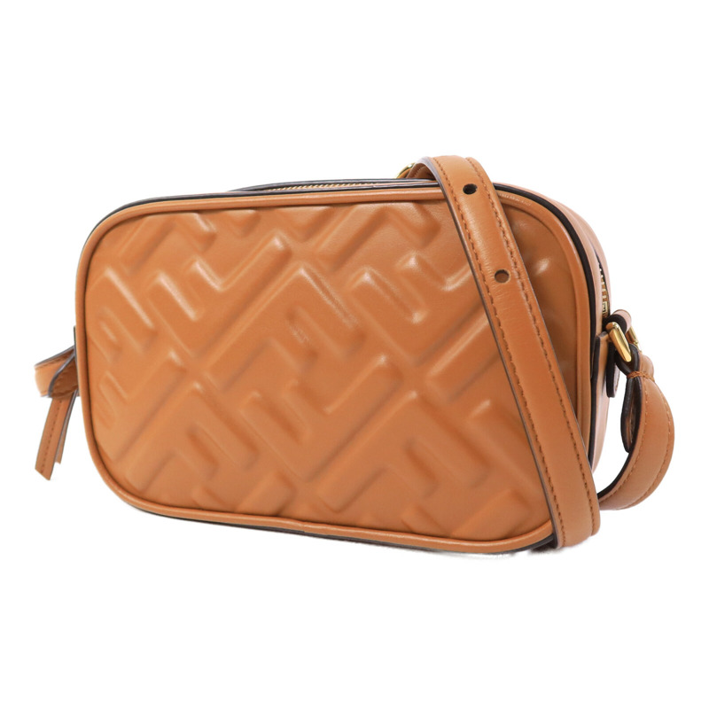 FENDI 牛皮皮革FF Logo Camera Case肩背袋-2