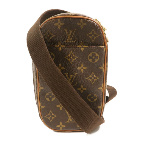 LOUIS VUITTON Monogram Pochette Gange金扣肩背袋
