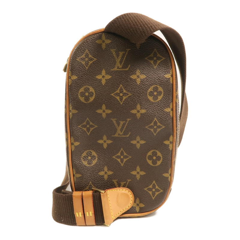 LOUIS VUITTON Monogram Pochette Gange金扣肩背袋-1