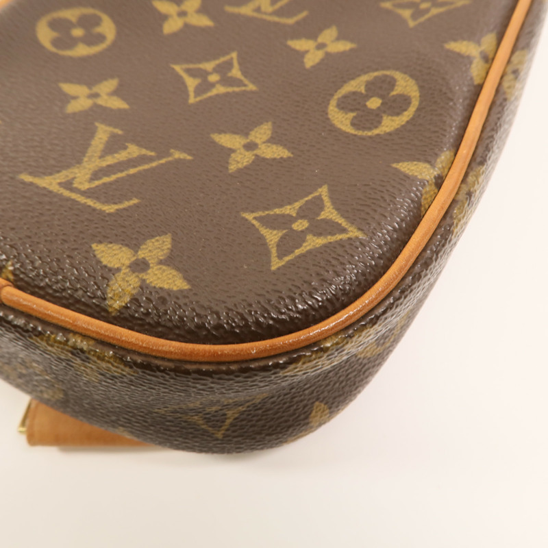 LOUIS VUITTON Monogram Pochette Gange金扣肩背袋-9