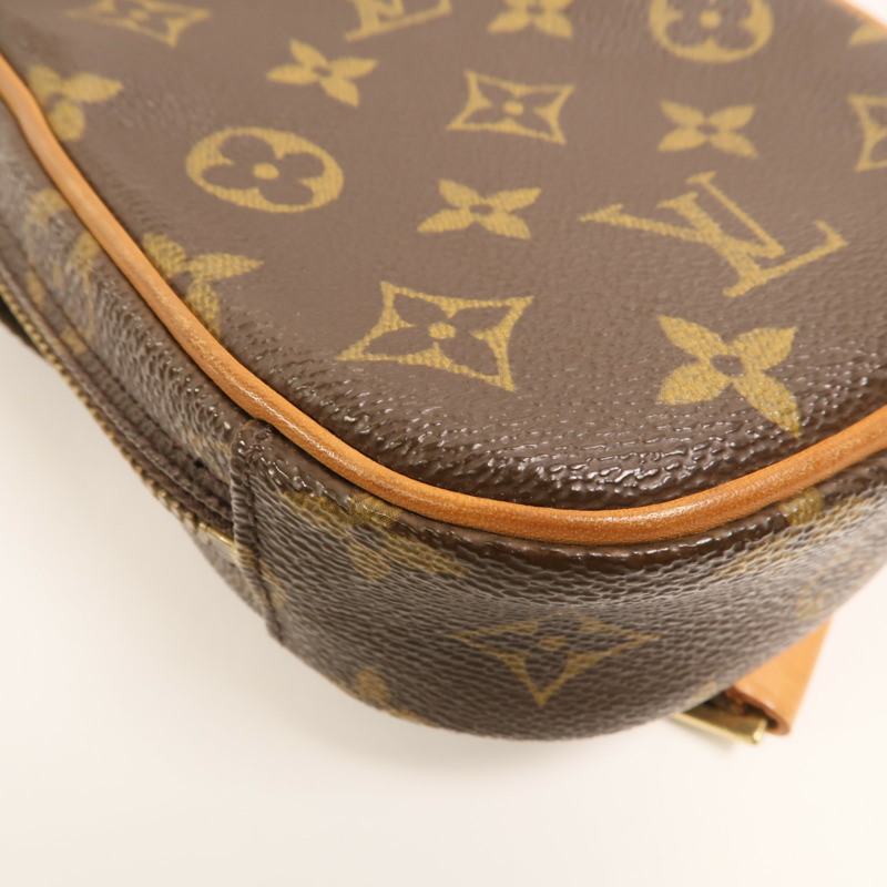 LOUIS VUITTON Monogram Pochette Gange金扣肩背袋-10