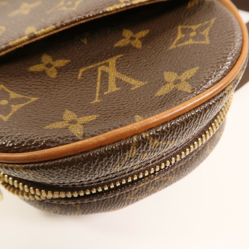 LOUIS VUITTON Monogram Pochette Gange金扣肩背袋-14