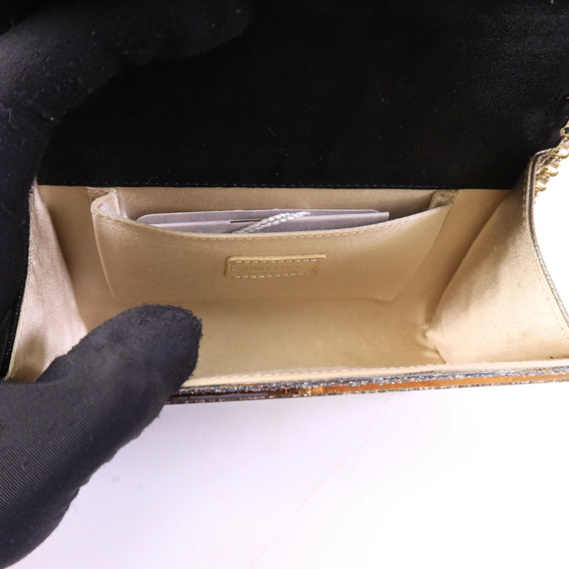 JIMMY CHOO 塑膠Candy Glitter Clutch鏈帶肩背袋-4