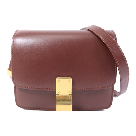 CELINE 牛皮皮革Mini Classic Box肩背袋