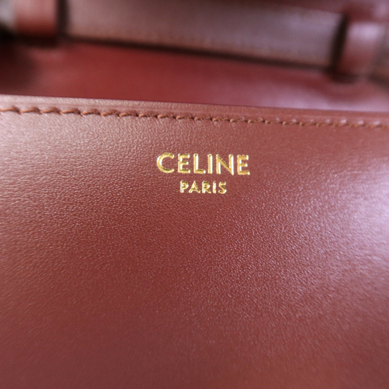 CELINE 牛皮皮革Mini Classic Box肩背袋-5