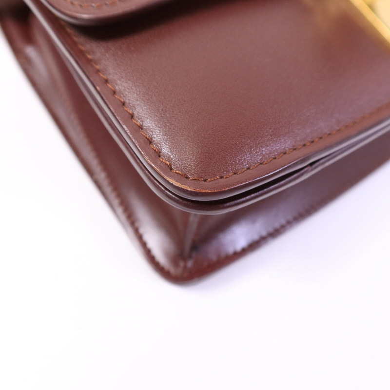 CELINE 牛皮皮革Mini Classic Box肩背袋-11