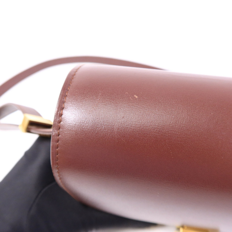 CELINE 牛皮皮革Mini Classic Box肩背袋-14