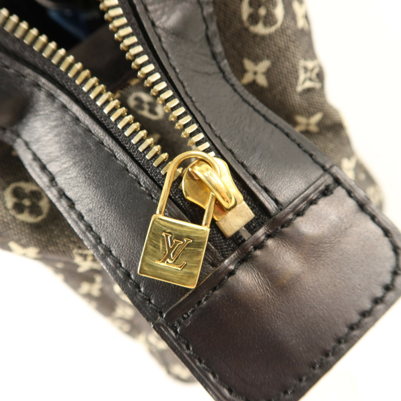 LOUIS VUITTON Monogram Mini Lin Josephine PM手挽袋-8