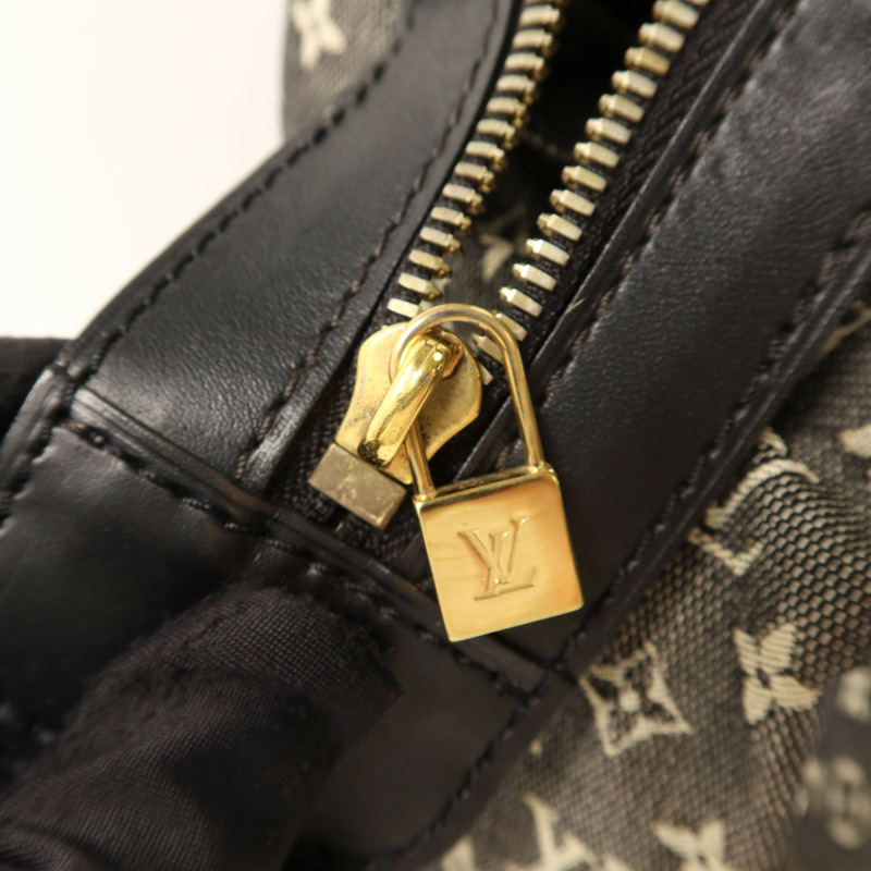 LOUIS VUITTON Monogram Mini Lin Josephine PM手挽袋-9