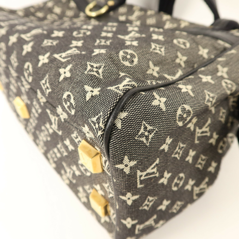 LOUIS VUITTON Monogram Mini Lin Josephine PM手挽袋-11