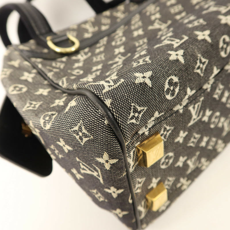 LOUIS VUITTON Monogram Mini Lin Josephine PM手挽袋-12