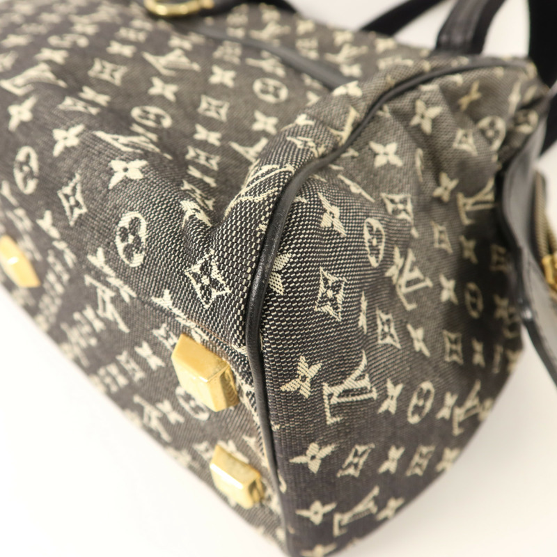 LOUIS VUITTON Monogram Mini Lin Josephine PM手挽袋-13