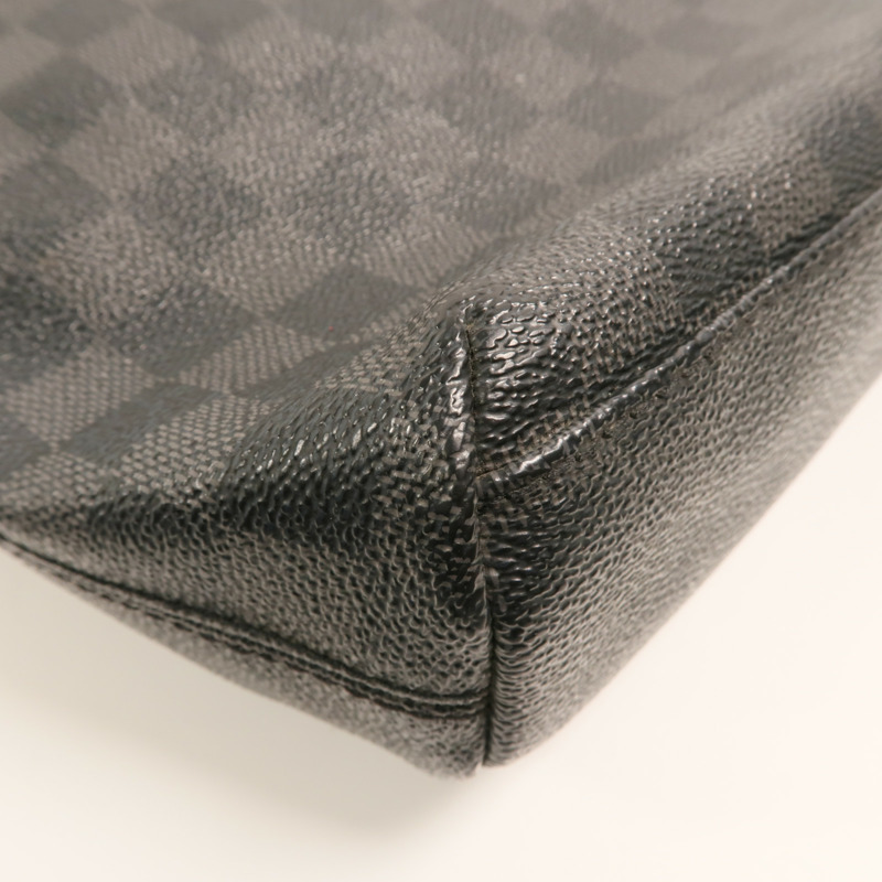 LOUIS VUITTON Damier Graphite Mick PM肩背袋-11