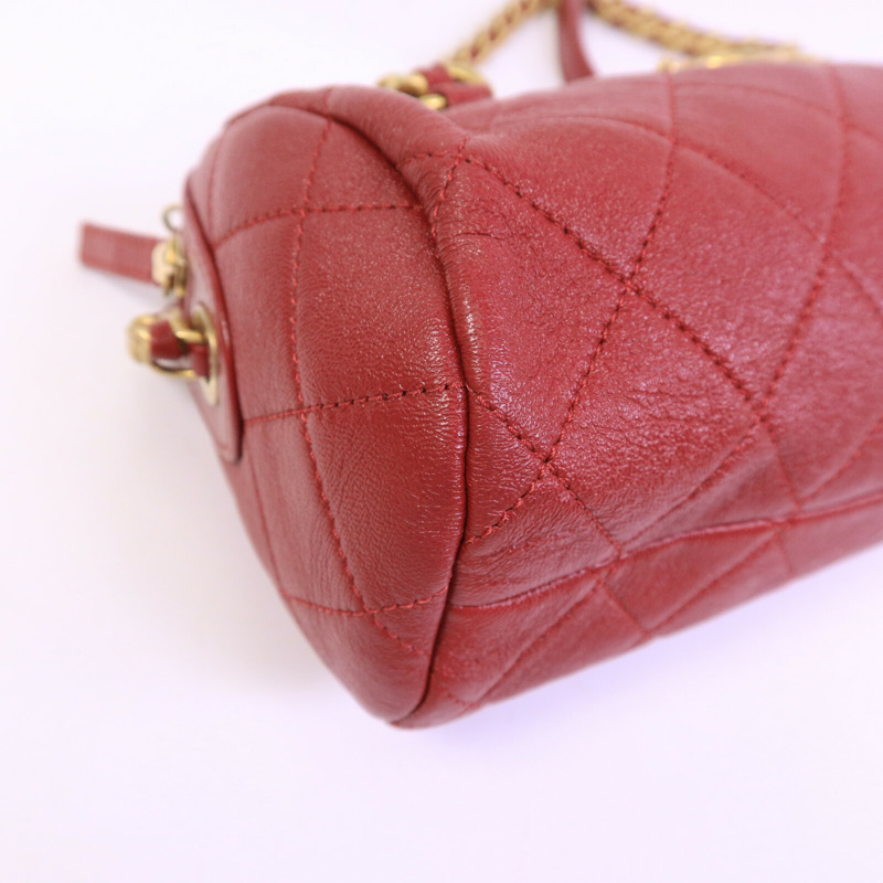 CHANEL 牛皮皮革2 Way Chain Shoulder Bag肩背袋-11