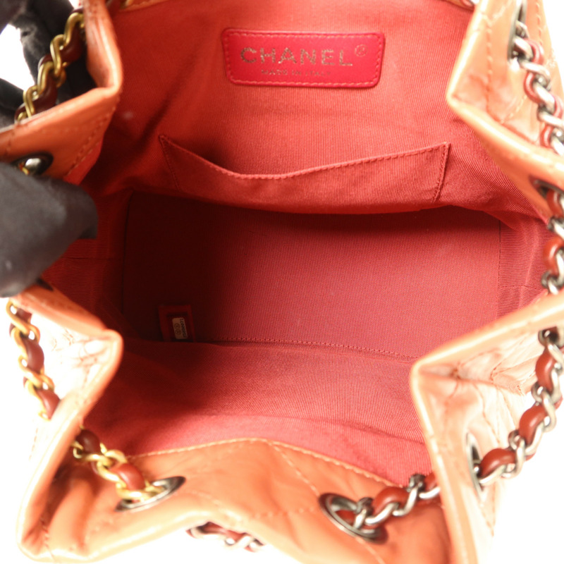 CHANEL 牛皮皮革Gabrielle Backpack背包-4