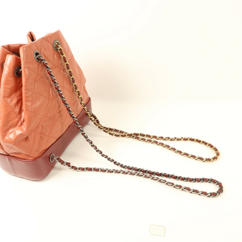 CHANEL 牛皮皮革Gabrielle Backpack背包-8