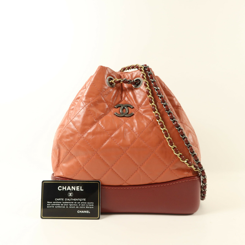 CHANEL 牛皮皮革Gabrielle Backpack背包-9
