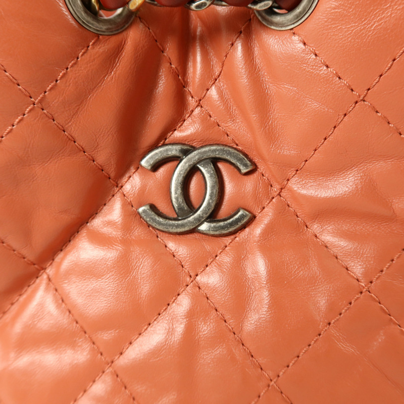 CHANEL 牛皮皮革Gabrielle Backpack背包-10