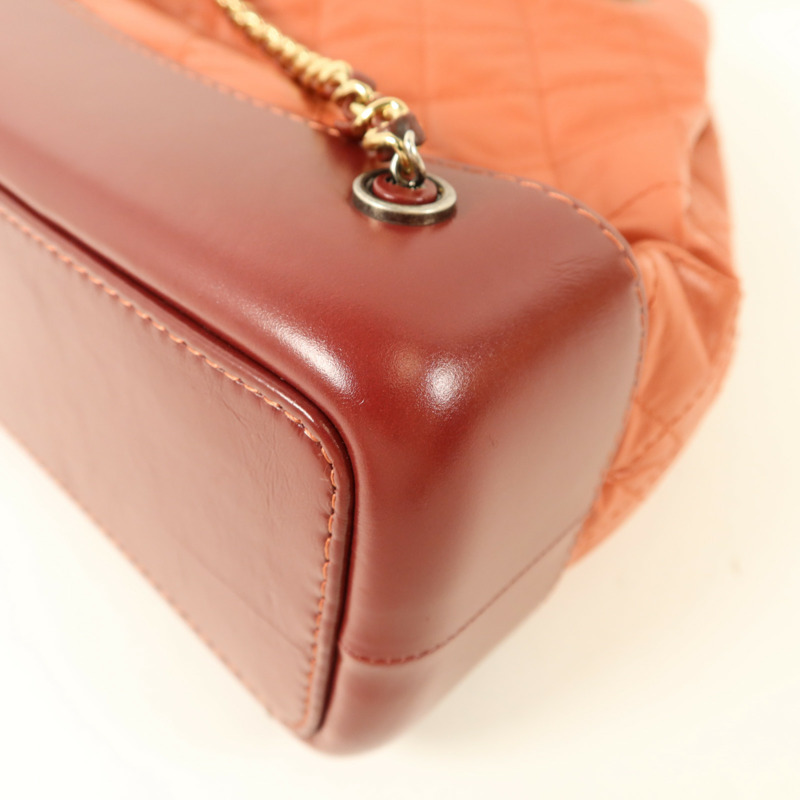 CHANEL 牛皮皮革Gabrielle Backpack背包-14