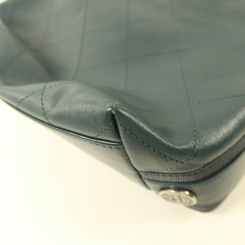 CHANEL 牛皮皮革Hobo Bag手挽肩背兩用袋-14