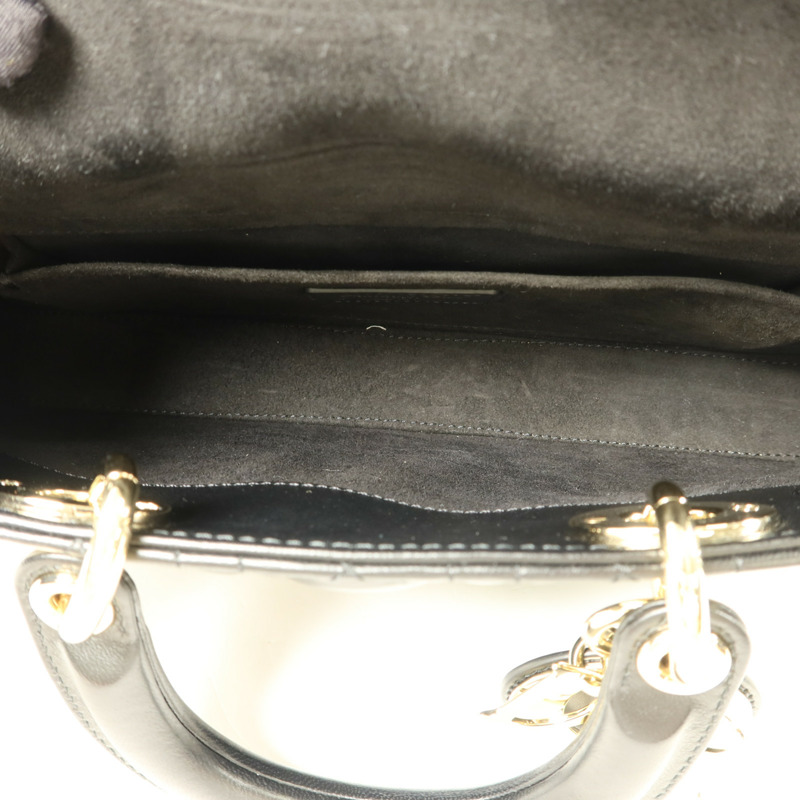 Dior 羊皮皮革Lady D-Joy Medium手挽肩背兩用袋-4