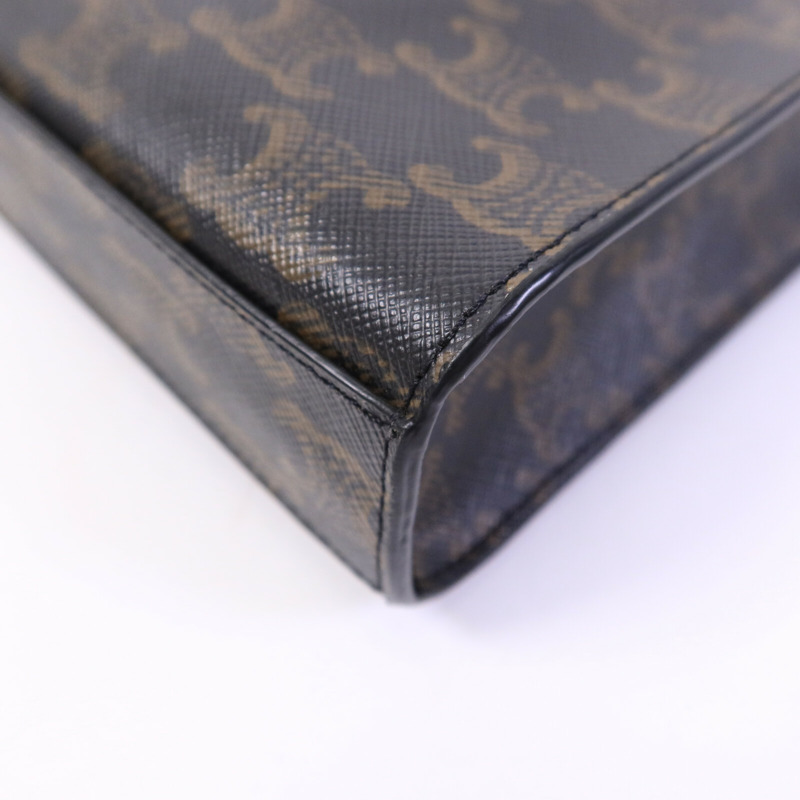 CELINE 塗層帆布Mini Cabas Vertical手挽肩背兩用袋-9