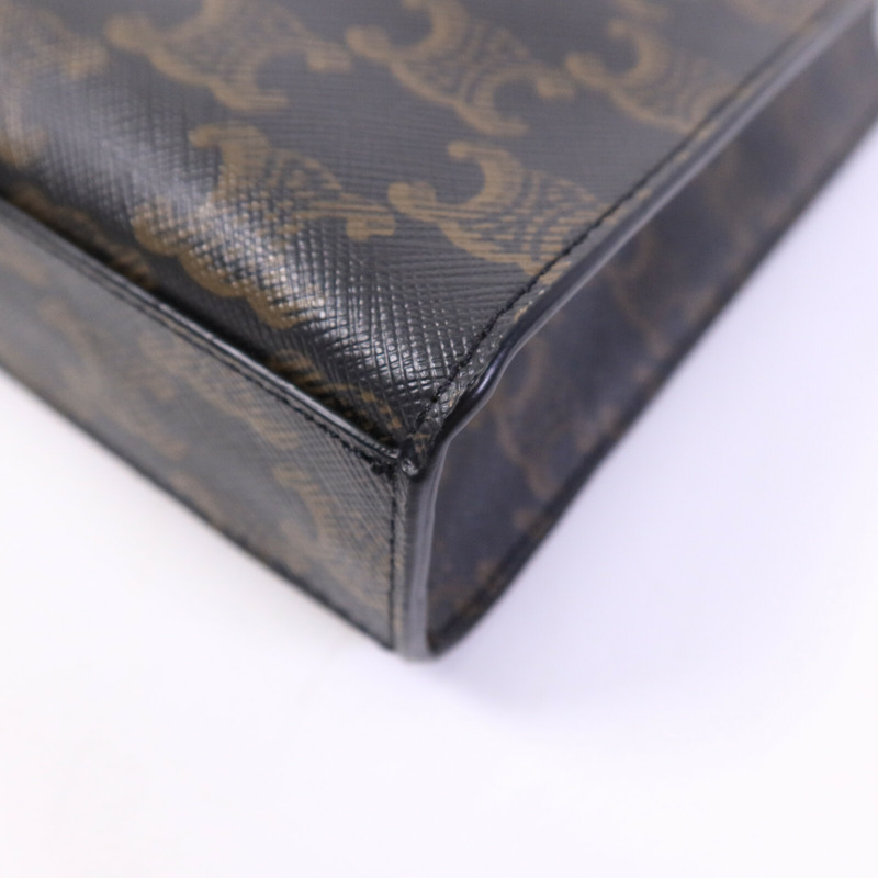 CELINE 塗層帆布Mini Cabas Vertical手挽肩背兩用袋-11