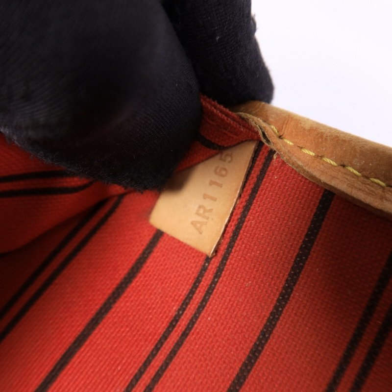 LOUIS VUITTON Monogram Neverfull MM金扣手挽袋-7