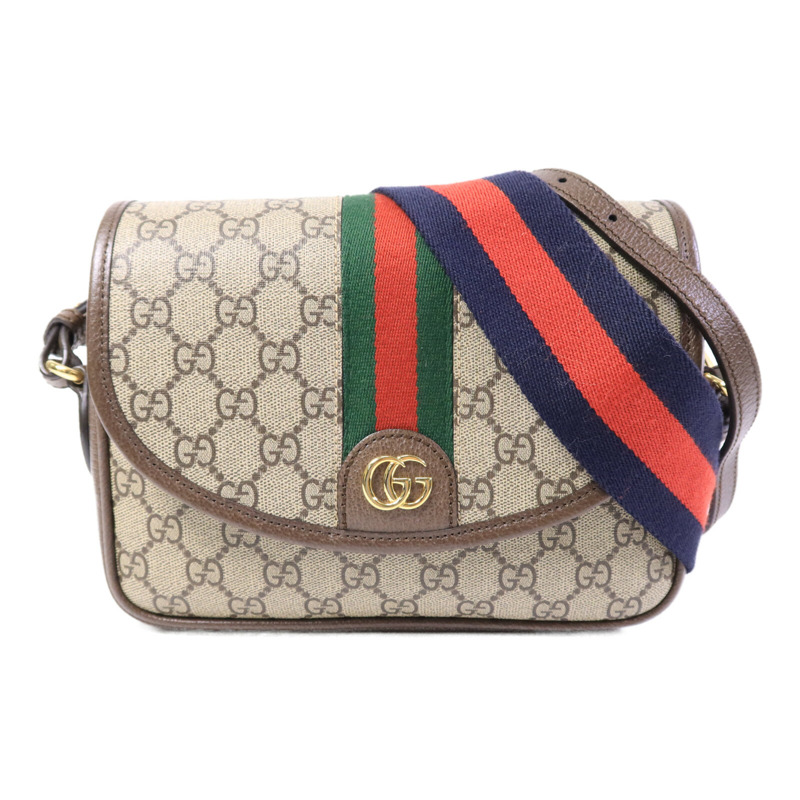 GUCCI 塗層帆布Ophidia GG肩背袋-0