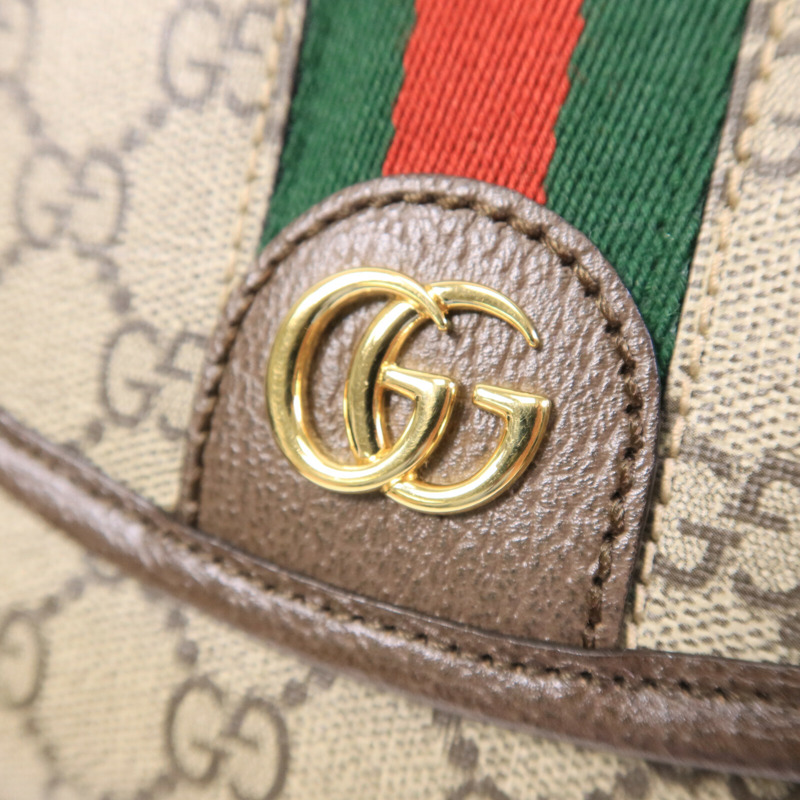 GUCCI 塗層帆布Ophidia GG肩背袋-6